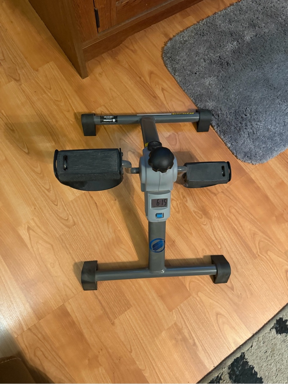 Under-Desk Mini Exercise Pedal - Gray